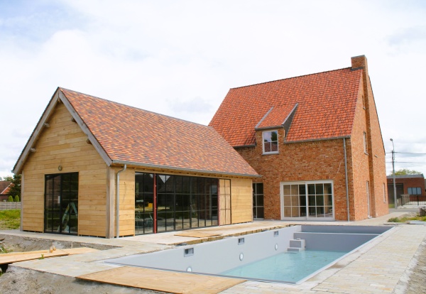 Poolhouse in Eik | Moorslede - Dewilde houtconstructies