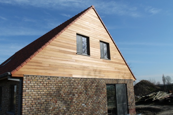 Topgevels in Ceder | Jonkershove - Dewilde houtconstructies